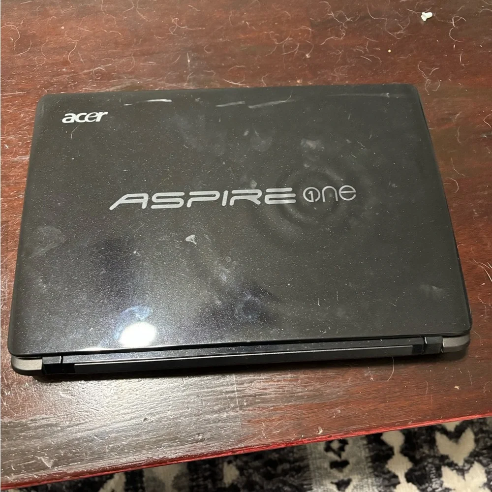 Acer Black Compact Laptop with Matte Finish